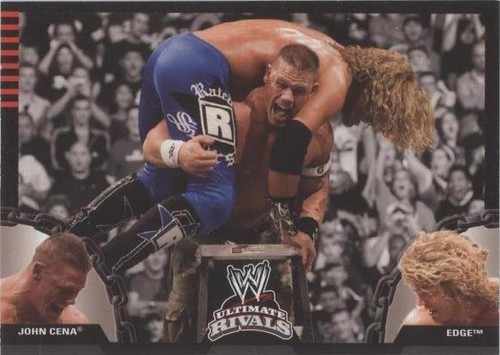 2008 Topps WWE Ultimate Rivals - Edge John Cena #21
