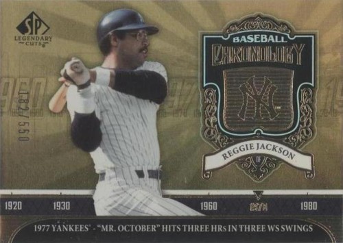2006 SP Legendary Cuts - Reggie Jackson #BC-RJ