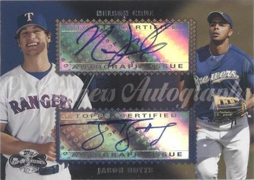 2006 Topps Co-Signers - Jason Botts Nelson Cruz #CS-73