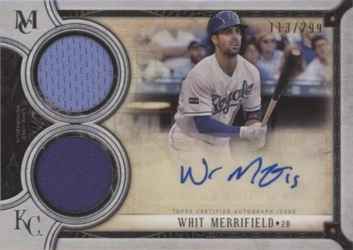 2018 Topps Museum Collection - Whit Merrifield #DRA-WM