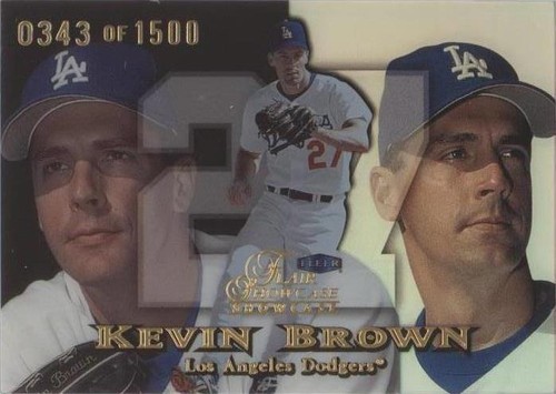 1999 Flair Showcase - Kevin Brown #15