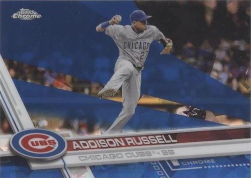 2017 Topps Chrome Sapphire Edition - Addison Russell #263