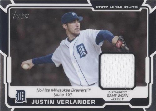2008 Topps - Justin Verlander #HR-JV