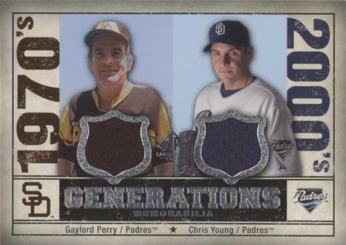 2008 SP Legendary Cuts - Chris Young Gaylord Perry #GEN-PY