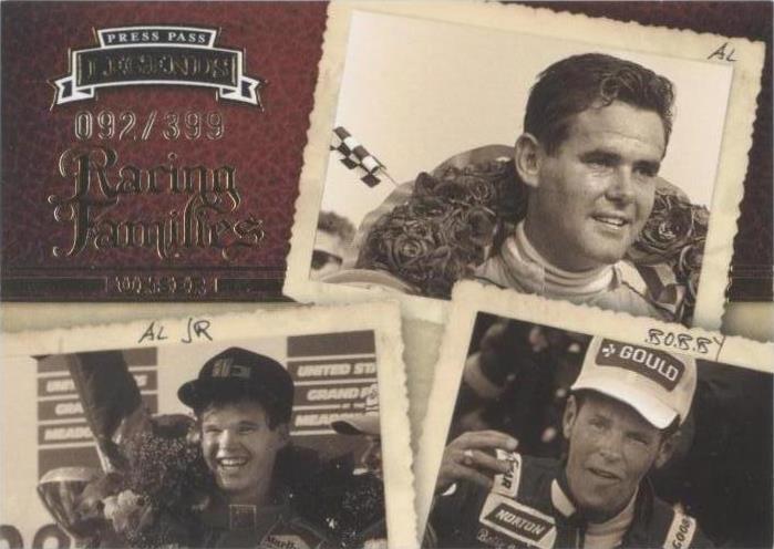 2009 Press Pass Legends - Al Unser Al Unser Jr. Bobby Unser #64