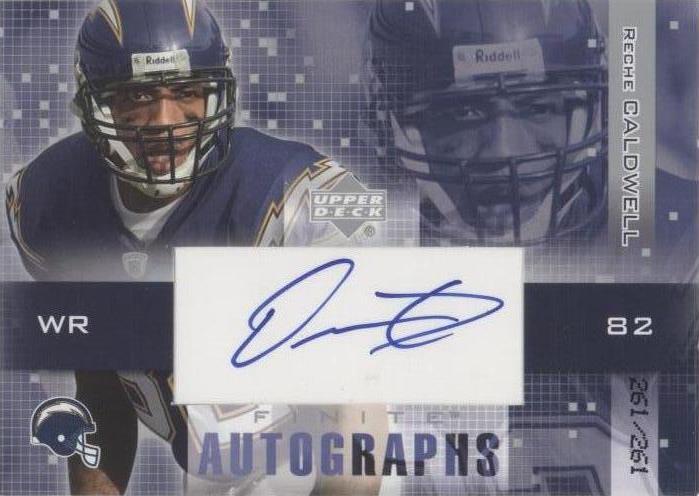 2003 Upper Deck Finite Reche Caldwell #FA-RC