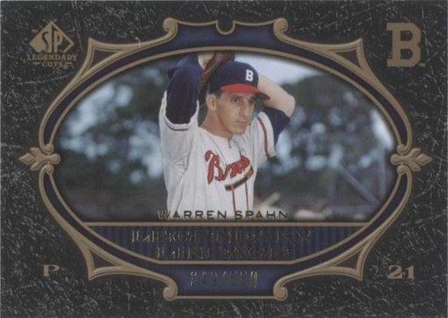 2007 SP Legendary Cuts - Warren Spahn #106