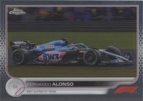 2022 Topps Chrome Formula 1 - Fernando Alonso #115