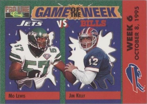 1995 Classic Pro Line Jim Kelly Mo Lewis #H-04