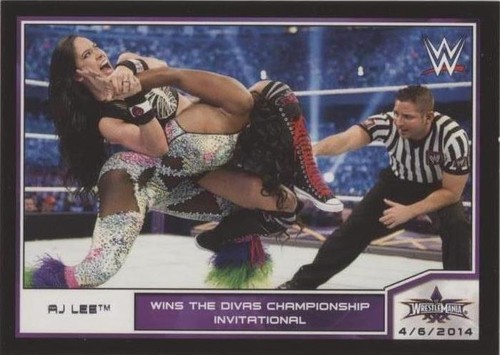 2014 Topps WWE Road to Wrestlemania - AJ Lee #108