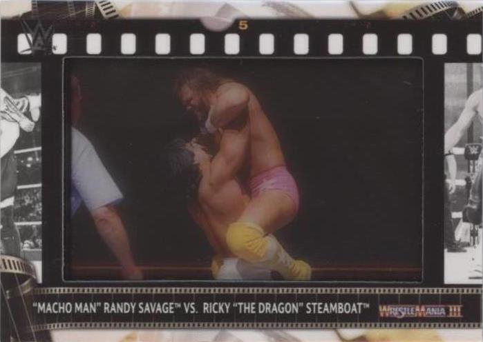 2021 Topps WWE - Randy Savage Ricky "The Dragon" Steamboat #FS-SS