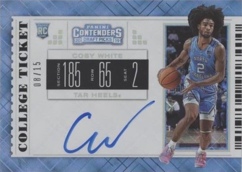 2019-20 Panini Contenders Draft Picks - Coby White #58
