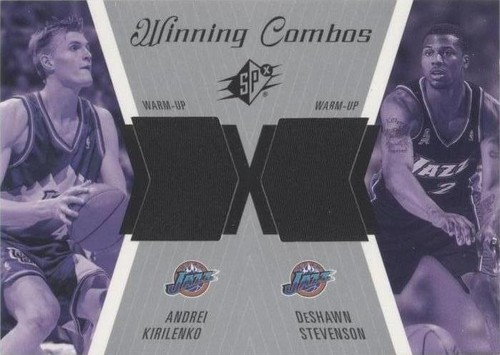 2003-04 SPx - DeShawn Stevenson/Andrei Kirilenko #WC35