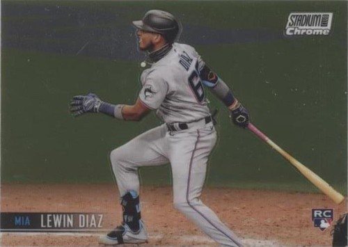 2021 Topps Stadium Club Chrome - Lewin Diaz #188