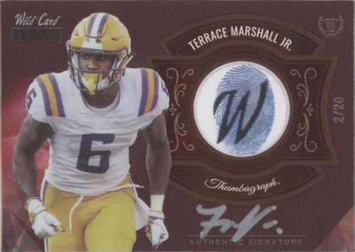 2021 Wild Card MATTE Terrace Marshall Jr. #MTA-13