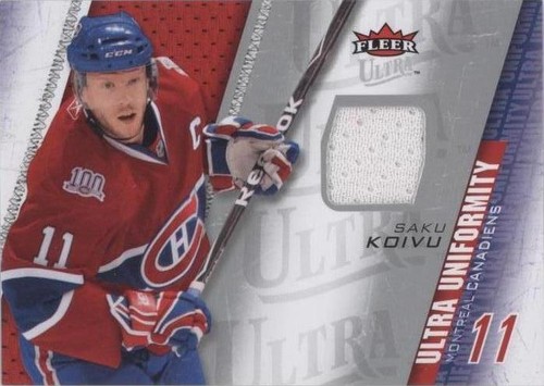 2009-10 Fleer Ultra - Saku Koivu #UU-SK