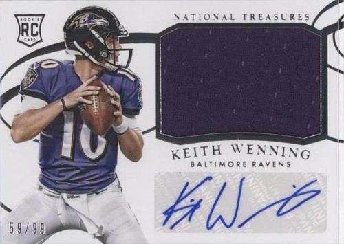 2014 Panini National Treasures Keith Wenning #268