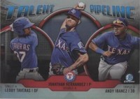 2019 Bowman - Andy Ibanez Jonathan Hernandez Leody Taveras #TP-TEX