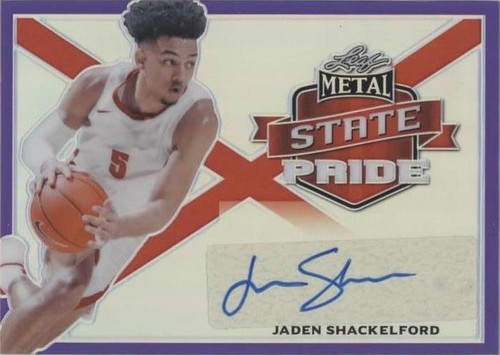 2021-22 Leaf Metal - Jaden Shackelford #SP-JS1