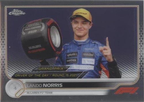 2022 Topps Chrome Formula 1 - Lando Norris #186