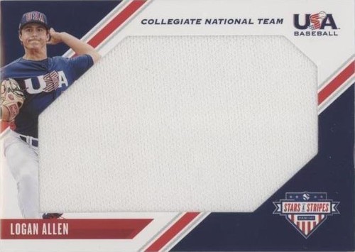2020 Panini USA Baseball Stars & Stripes - Logan Allen #J-LA