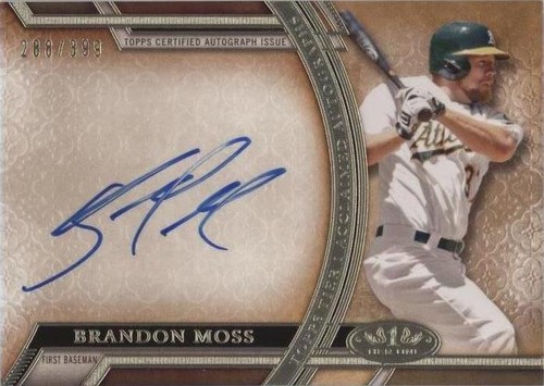 2015 Topps Tier One - Brandon Moss #AA-BMO