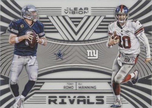 2016 Panini Clear Vision Eli Manning Tony Romo #7