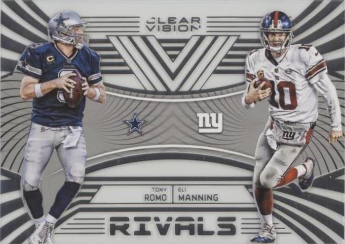 2016 Panini Clear Vision Eli Manning Tony Romo #7