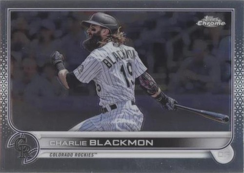 2022 Topps Chrome - Charlie Blackmon #37