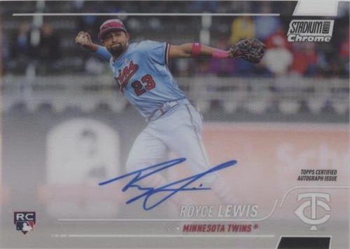 大活躍Royce Lewis 直筆サイン100枚限定　前田同僚　MLB auto Royce Lewis Autographed Rawlings Official Major League