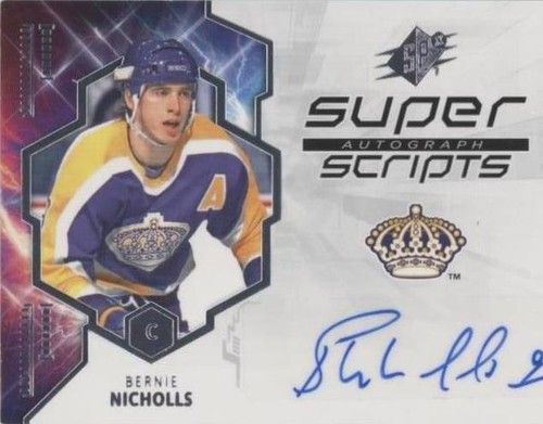 2019-20 SPx - Bernie Nicholls #SS-BN