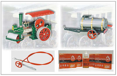 Wilesco Bundle D365 Old Smokey + A385 Water Cart + Z361 Remote Control + Esbit