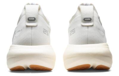 Pre-owned Asics Gel-nimbus 25 Low White Silver - 1011b547-102