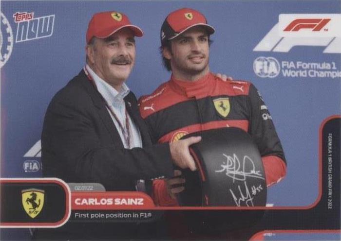 2022 Topps Now F1 - Carlos Sainz #037