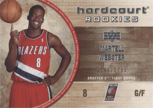 2005-06 Upper Deck Hardcourt - Martell Webster #123