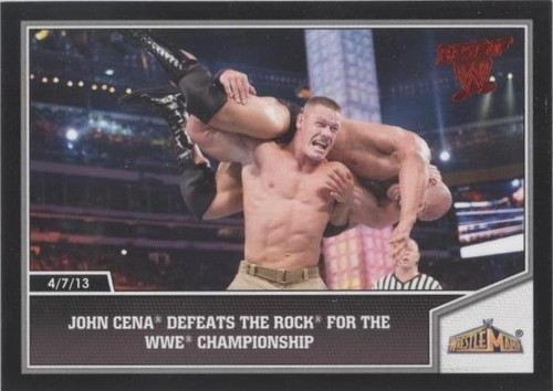 2013 Topps Best of WWE - John Cena The Rock #110