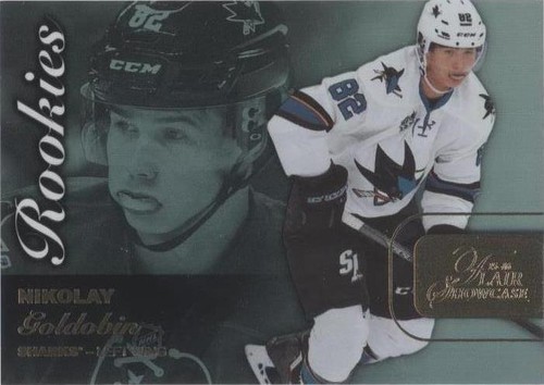 2015-16 Upper Deck Fleer Showcase - Nikolay Goldobin #58