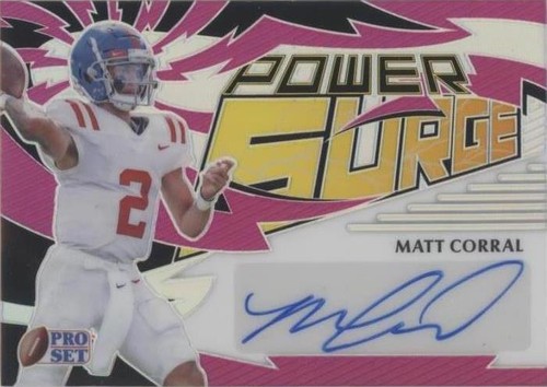 2022 Leaf Pro Set Metal Matt Corral #PS-MC1