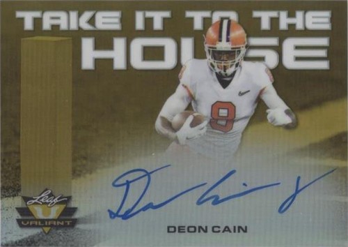 2018 Leaf Valiant Deon Cain #TH-DC1