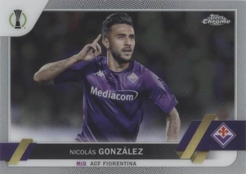 2022-23 Topps Chrome UEFA Club Competitions Nicolas Gonzalez #77