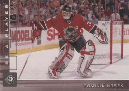 2001-02 In the Game Be A Player Memorabilia - Dominik Hasek #198