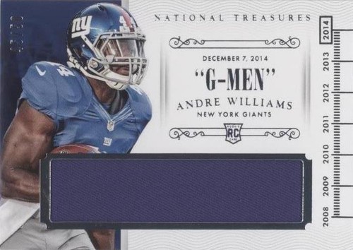 2014 Panini National Treasures Andre Williams #TM-AW
