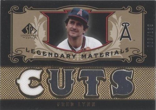 2007 SP Legendary Cuts - Fred Lynn #LM-FL1