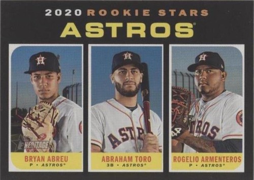 2020 Topps Heritage - Abraham Toro Bryan Abreu Rogelio Armenteros #102