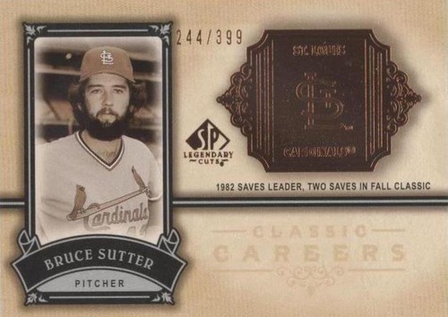 2005 SP Legendary Cuts - Bruce Sutter #CC-SU