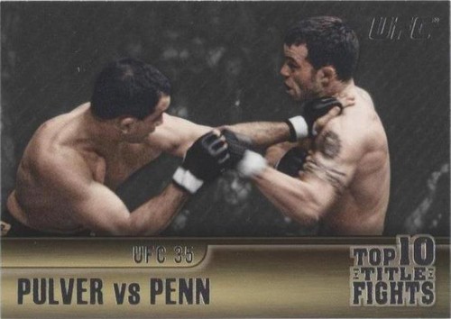 2011 Topps UFC Title Shot - B.J. Penn Jens Pulver #TT-16