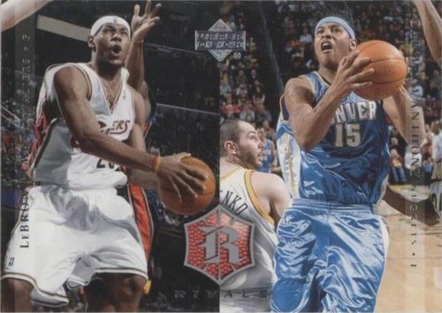 2004-05 UD Rivals - Carmelo Anthony/LeBron James #28