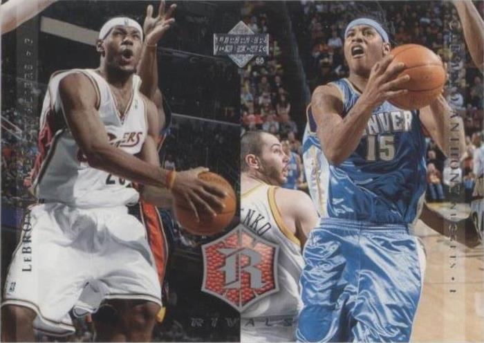 2004-05 UD Rivals - Carmelo Anthony/LeBron James #28