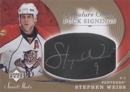 2007-08 Upper Deck Sweet Shot - Stephen Weiss #SSP-SW