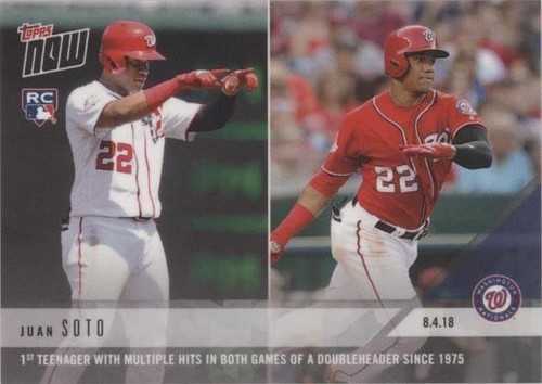 JUAN SOTO 2018 TOPPS NOW #567 RC ROOKIE #/1107* *NEW YORK YANKEES